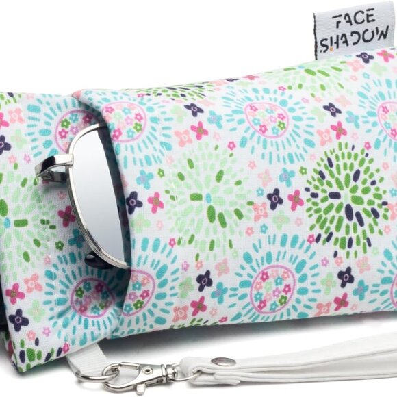 Accessories - Double Glasses Case Soft Microfiber Fits 2 Pairs Travel Friendly With Cleaning C